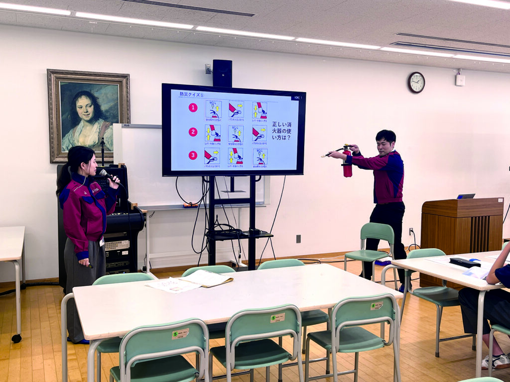しながわ防災ジュニアプロジェクトの公開授業の様子